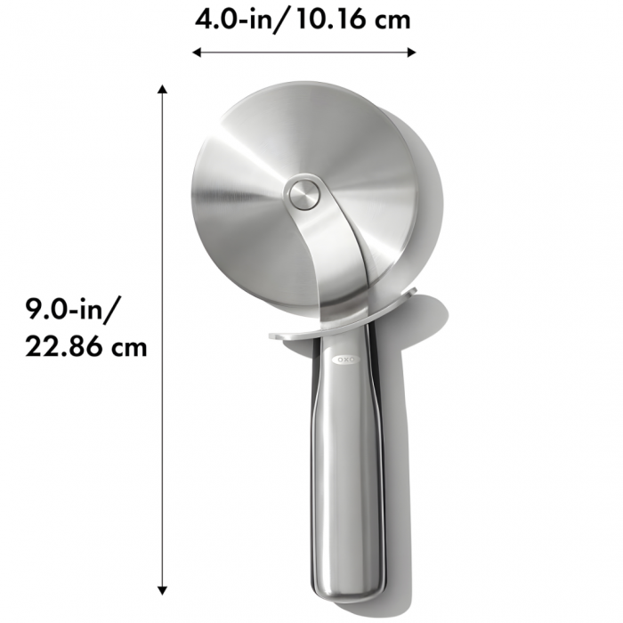 OXO Steel 4" Pizza Wheel: Stainless Steel & Comfort Grip