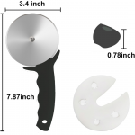 Super Sharp 3" Pizza Cutter Wheel with Safety Guard